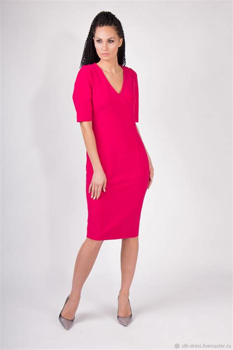 Dress color Fuchsia – купить на Ярмарке Мастеров – DXL5NCOM | Dresses, Moscow