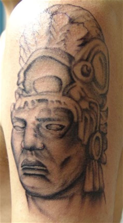 Spirit Gallery Tattoos & Fine Art : Tattoos : Frank Kovalik : Mayan priest first session