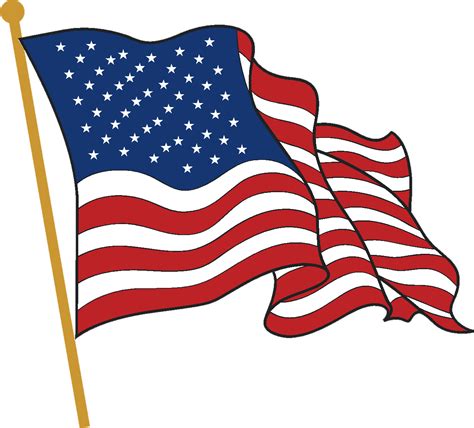 Download American Revolution On Emaze - Waving American Flag Cartoon - Full Size PNG Image - PNGkit