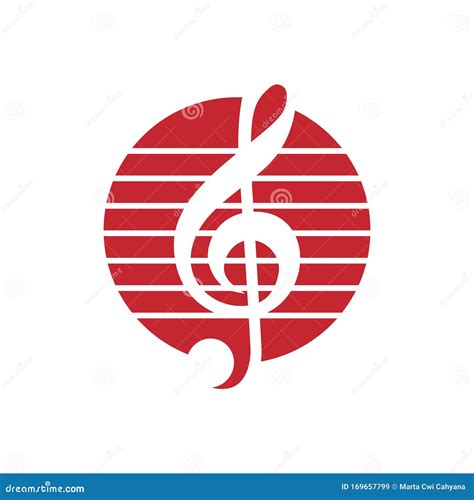 Icon Music Abstract Round Logo Vector Designs Stock Vector - Illustration of creative ...