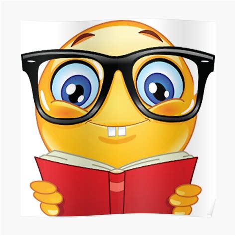 "Smart Emoji " Poster for Sale by janetgonzalez | Redbubble