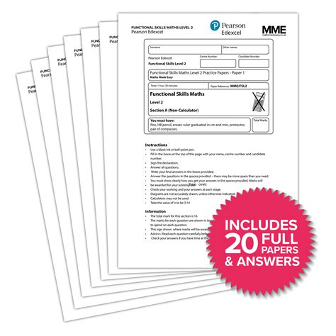 Functional Skills Maths Level 2 Practice Papers | Functional Skills Level 2