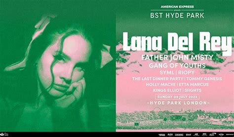 Lana Del Rey Tickets 2023 Hyde Park