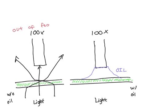 SOLVED: Why is it necessary to have immersion oil between the oil ...