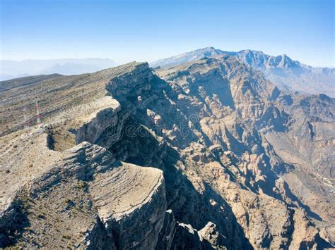 Al Hajar Mountains in Oman stock photo. Image of mountain - 112630972