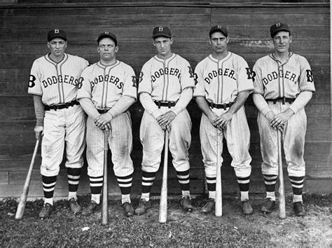 Brooklyn Dodgers Outfielders L. To R by New York Daily News Archive