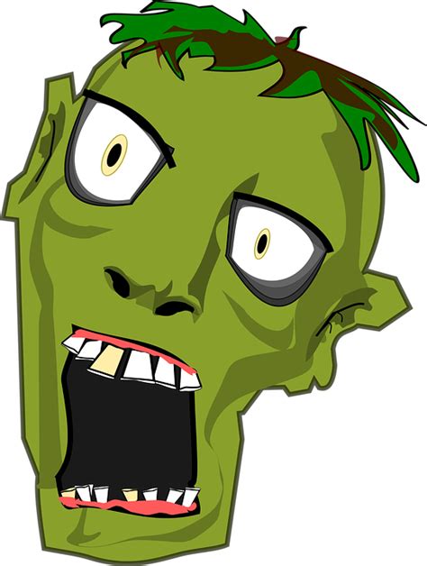 Download Zombie, Head, Horror. Royalty-Free Vector Graphic - Pixabay