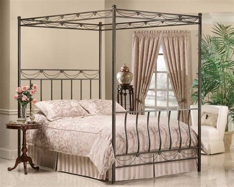 Hillsdale Camelot Metal Canopy Bed HD-171-CNP-Bed at Homelement.com