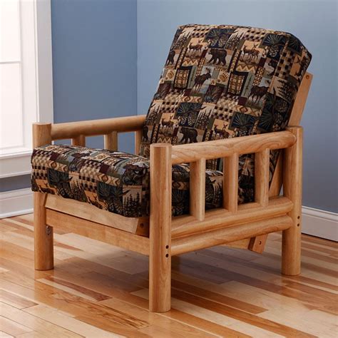 Lodge Chair Size Futon Set, Premium Cover | DCG Stores