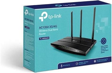 TP-Link TL-MR3620 1360Mbps Wireless 3G/4G Dual Band, Wi-Fi AC1350, MU ...