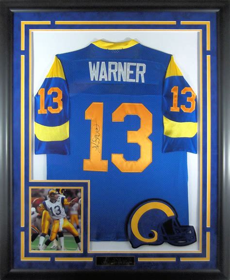 Kurt Warner Signed St. Louis Rams Throwback Jersey - CSD Memorabilia