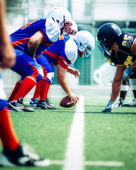 Football Line Of Scrimmage Stock Photos, Pictures & Royalty-Free Images - iStock