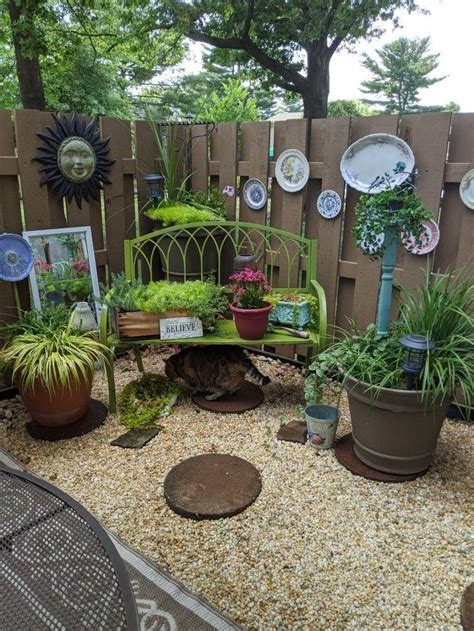 DIY garden decoration ideas 2022 | Backyard fence decor, Rustic garden ...