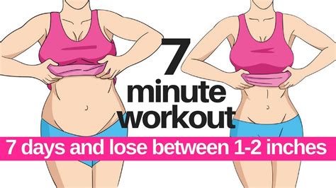 7 DAY CHALLENGE 7 MINUTE WORKOUT TO LOSE BELLY FAT - HOME WORKOUT TO LOSE INCHES Lucy Wyndham ...