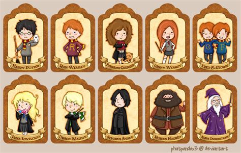 . Harry Potter Bookmarks . by phatpandax3 on DeviantArt