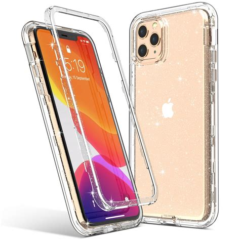 iPhone 11 Pro Max Case, ULAK Slim Clear Glitter Sparkle Heavy Duty ...