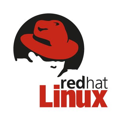 Linux Red Hat vector logo - Linux Red Hat logo vector free download