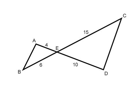 Examples of examination questions using intercept theorem