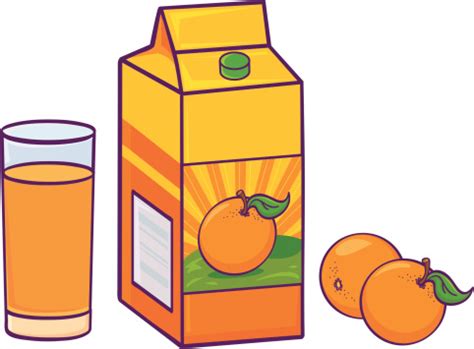 Cartoon Orange Juice Carton - Carton Juice Illustration Happy Orange ...