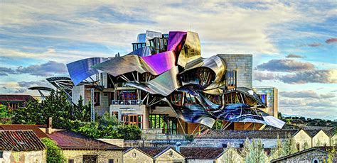 marques de riscal Hotel at sunset - frank gehry Photograph by Weston ...