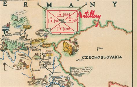 71st Infantry Division Campaign Map – HistoryShots InfoArt