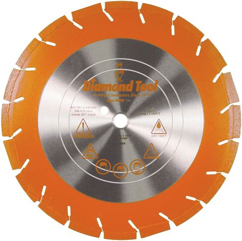 D1412AP Diamond Tool "The ONE" Diamond Blade - Dry, All-Purpose Used For Concrete, Masonry ...