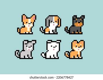 Cute Animal Pixel Art