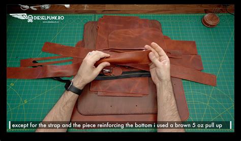 Duffel Bag Pattern - Leather DIY - Pdf Download - Gym Bag - Video Tutorial