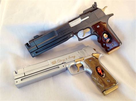 Ebony and Ivory Pistols — Blind Squirrel Props