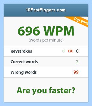 Typing Test - 10 Fast Fingers | HIVE