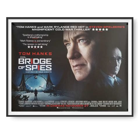 Bridge of Spies (2015) Original UK Quad Poster - Cinema Poster Gallery