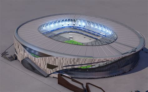 Tottenham Football Stadium 3D Model $249 - .max .obj .c4d - Free3D