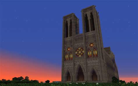 Minecraft Cathedral Schematic