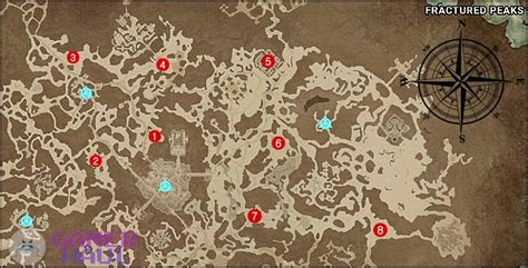 Fractured Peaks Event Locations Diablo 4 - Gamer Haul