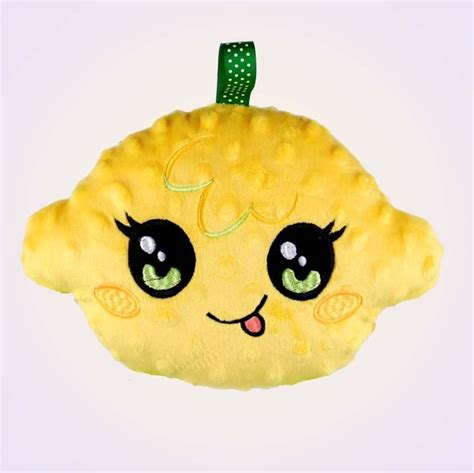 Kawaii Lemon Plush Toy - ITH Machine Embroidery Pattern