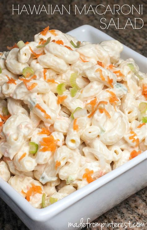 This Hawaiian Macaroni Salad Recipe is for the authentic polynesian stye of macaroni salad ...