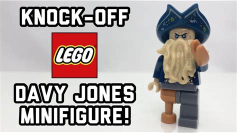 Knock-off LEGO Davy Jones Minifigure Review! - YouTube