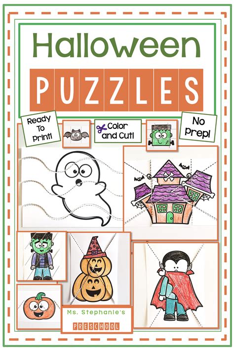 Halloween Puzzles - Ms. Stephanie's Preschool