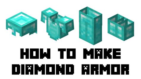 Minecraft: How to Make Diamond Armor(Helmet, Chestplate, Leggings ...