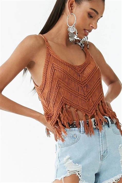 Sleeveless Crochet Top | Crochet fashion, Crochet crop top outfit, Crochet top pattern