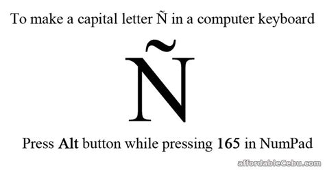 How to Type Enye (Ñ) in a Computer? | Hacking computer, Computer, Lettering