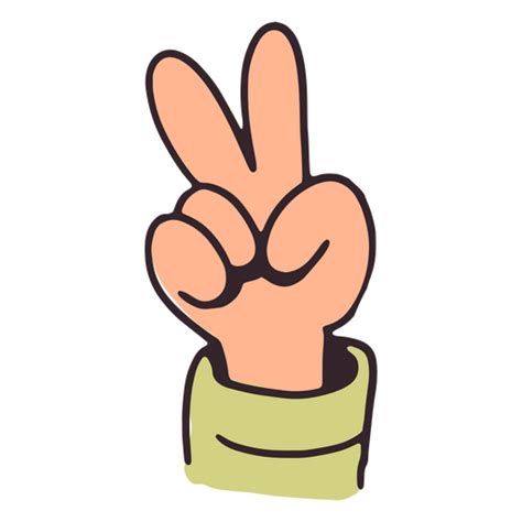 Self Esteem Peace Sign Cute Icon PNG & SVG Design For T-Shirts