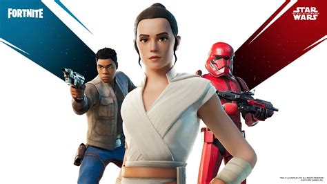 Fortnite Rise of Skywalker Pack: Rey, Finn, and Sith Trooper Star Wars ...