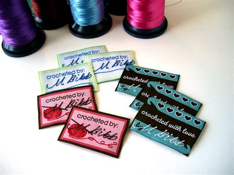 The Blissful Stitcher: Personalized Labels for Your Project