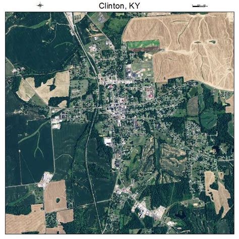 Aerial Photography Map of Clinton, KY Kentucky