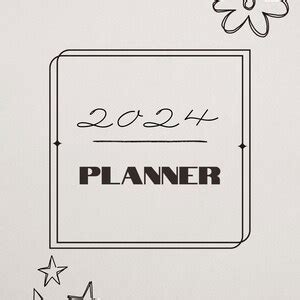 2024 Cute Daily and Weekly Planner - Etsy