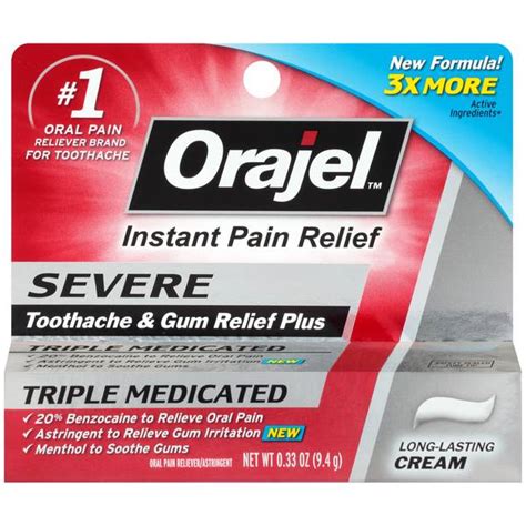 Orajel Instant Pain Relief For Severe Toothache - 8746881 | Blain's Farm & Fleet