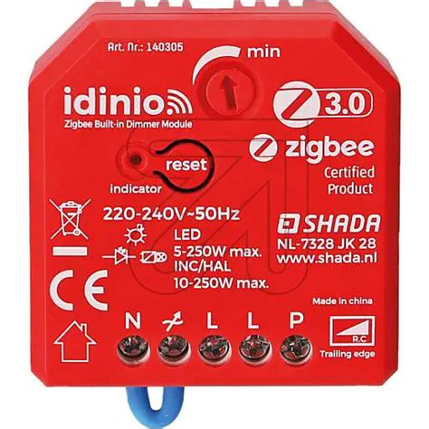 idinio 140305 Zigbee LED Dimmer Module User Guide
