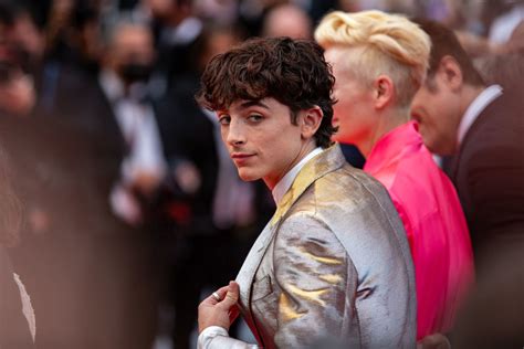 Timothée Chalamet Looking Cool At Cannes