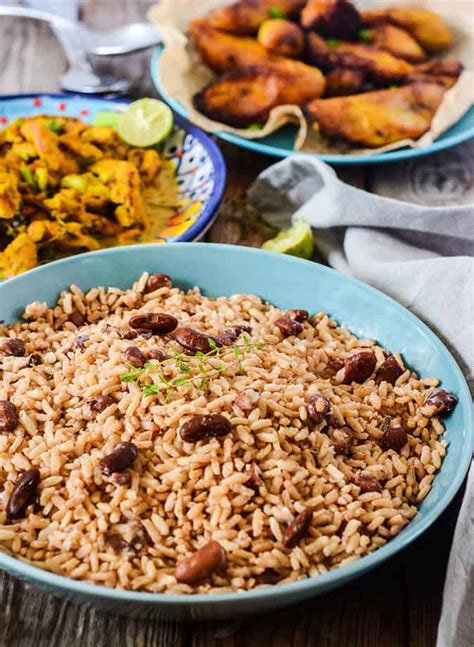 Jamaican Rice And Peas Recipe | Healthier Steps